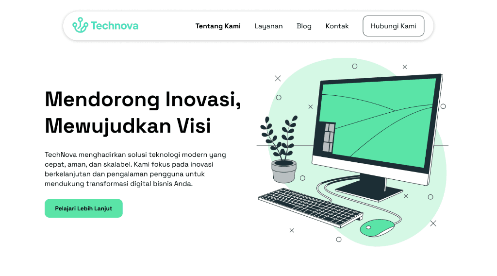 Redesain UI TechNova